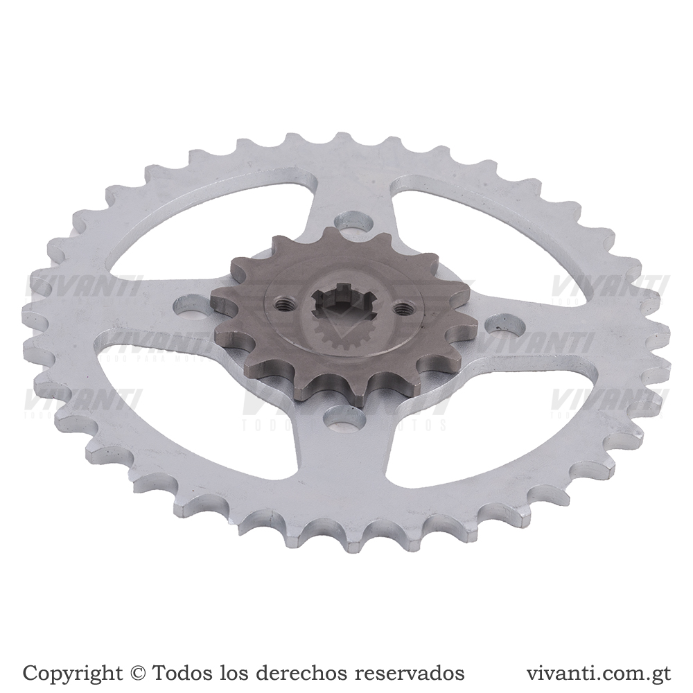Medio Kit De Sprocket Pulsar-220 (Sin Cadena)