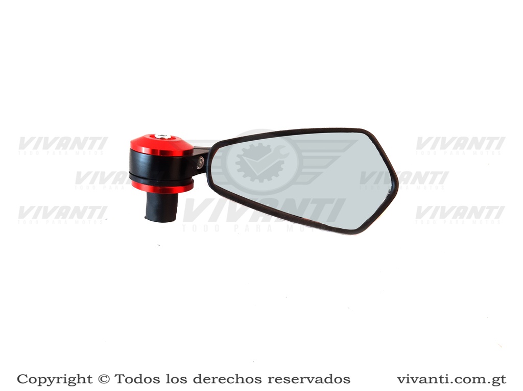 Espejo Universal  Rojo (Para Tope)