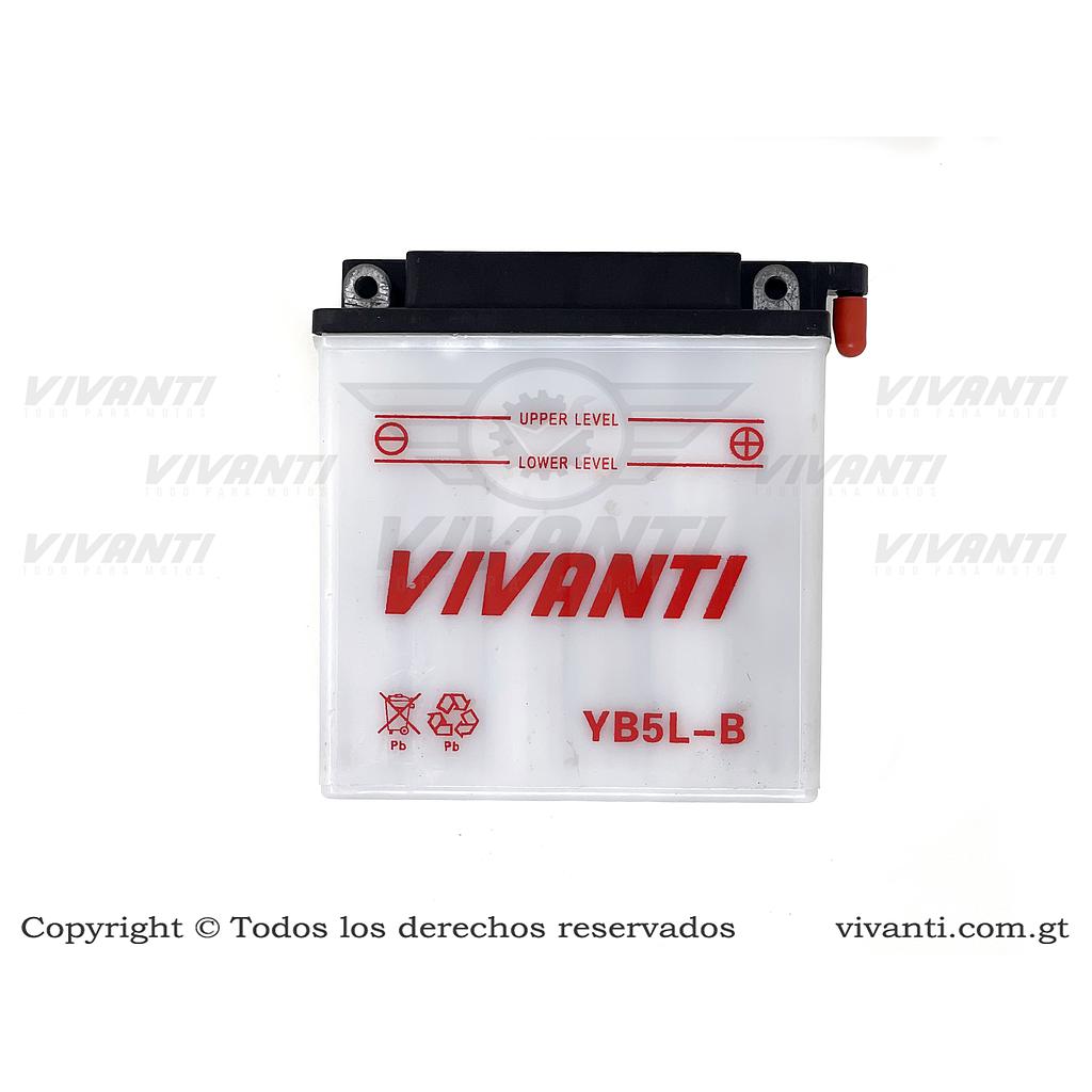 [193139] Batería Mantenimiento YB5-LBS, T110 Crypton, YBR 125, BM100, Platino 125, XCD 125, Pulsar 125, Discover 135, Activ 110