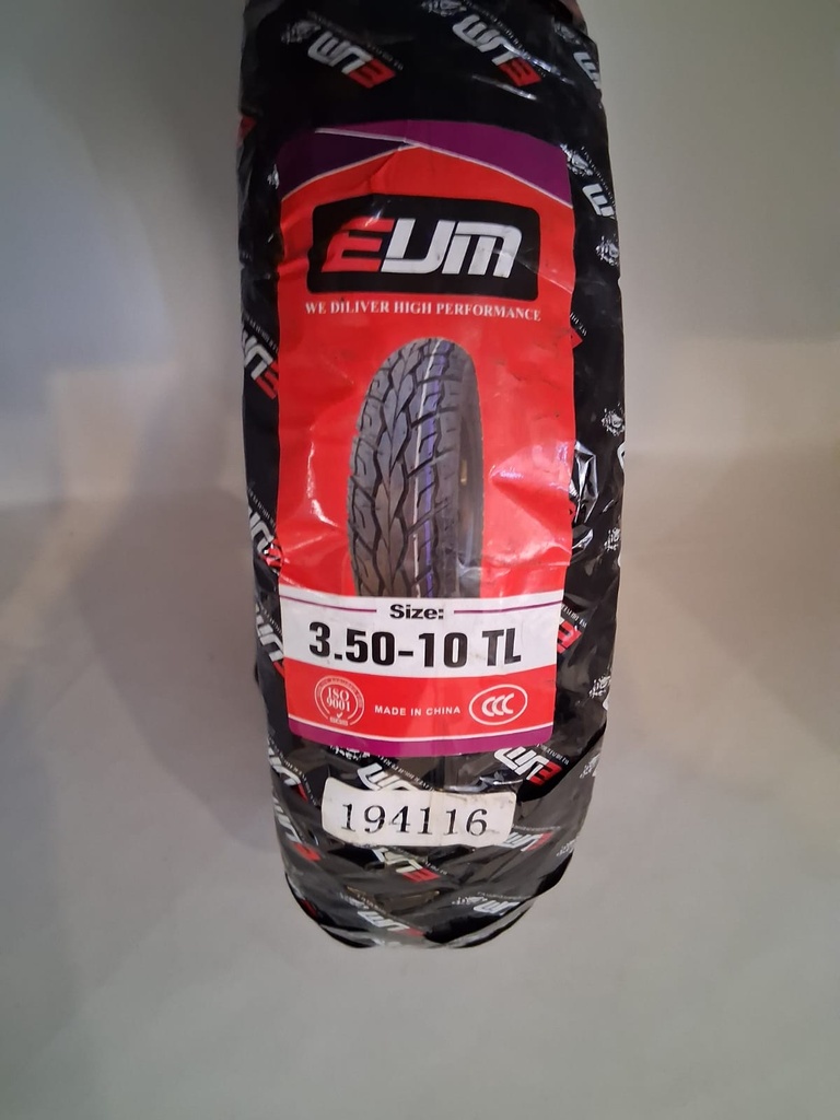 Llanta 3.50-10 Doble Propósito Tubular (8PR)