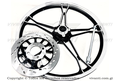 Aro Completo De Magnesio Delantero Completo Freedom Fire