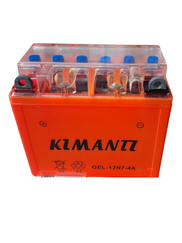 Bateria 12N7-4A Borner De Plomo, Electrolito gelificado