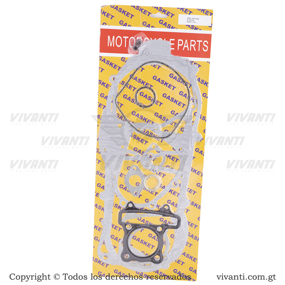 Kit De Empaques A y B GY6 125 Con Sellos