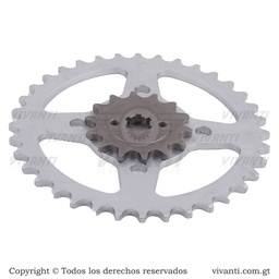 Kit De Sprocket Pulsar-220 (Sin Cadena)