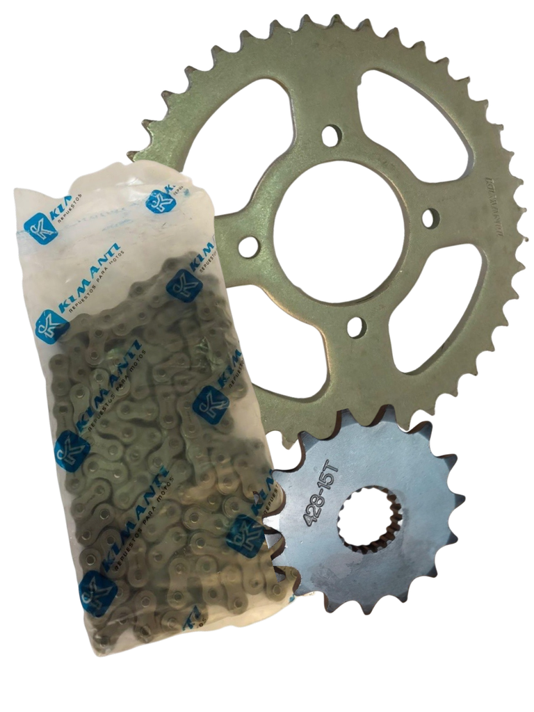 Kit De Sprocket GNH, Corona 42T, Cadena 428H, Piñon 15T 