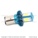 Luz Led 12V-80V/24W H6 2 Contactos 3 Led