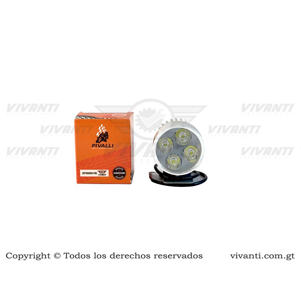 Luz Led 12V-80V/24W Neblinera Redonda 4 Led