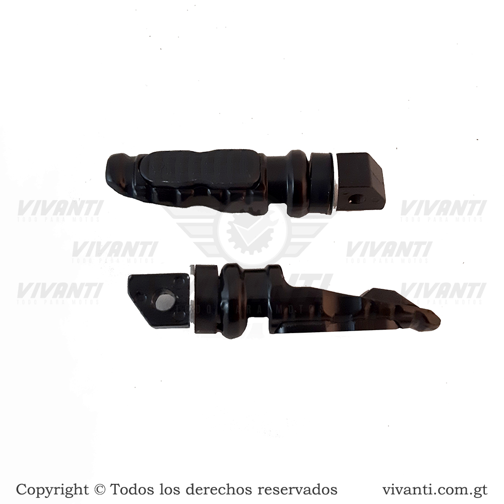 Posa pie universal Trasero Negro