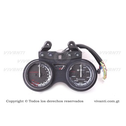 Tablero Adaptable a Motos Chinas (2 Entradas Aspirometro y Tacometro