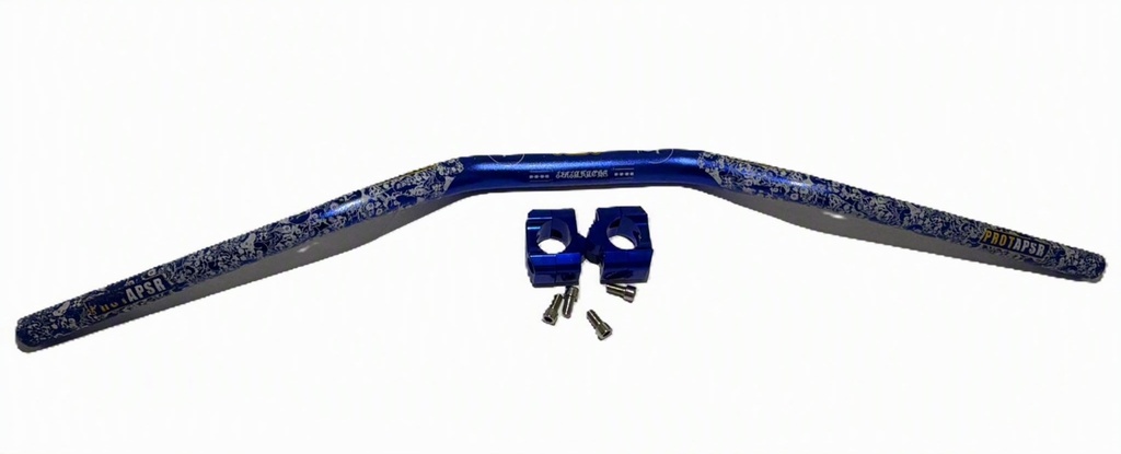 Timón Universal Azul Con Base