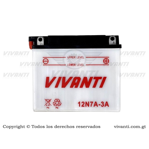 [193137] Batería Mantenimiento 12N7A-3A, Storm125, CGL 125, FT180, FT200, DM150, DM200