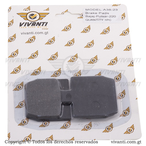 [193547] Pastilla Trasera Pulsar 220F