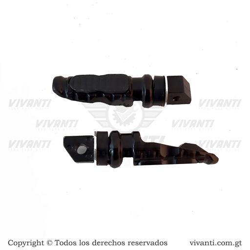 [192835] Posa pie universal Trasero Negro