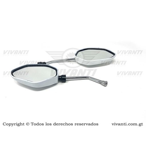 [193116] Retrovisores Navi Blanco