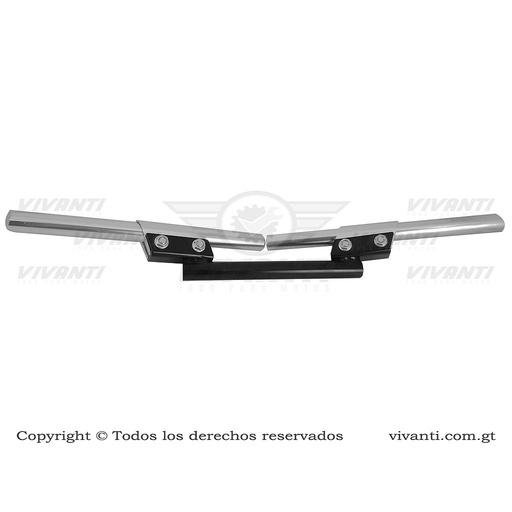 [192818] Timón tres partes cromado